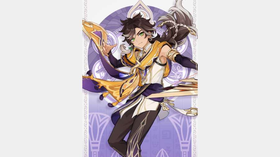 Genshin Impact Sethos drip marketing art