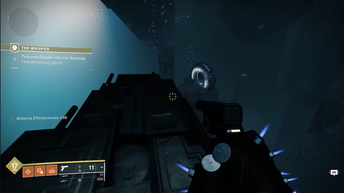 Sixth Oracle location next to Vex Portal in Destiny 2 Into The Light Whisper mission