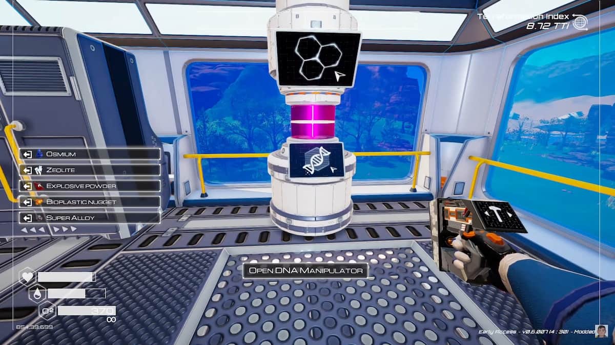 A completed DNA Manipulator in The Planet Crafter