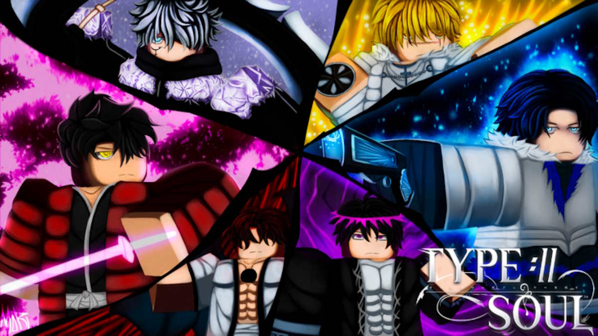 Six warriors official publicity shot from Roblox Type soul