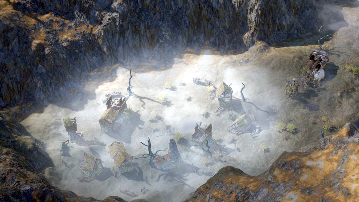 Approaching a Cursed Village in Wartales