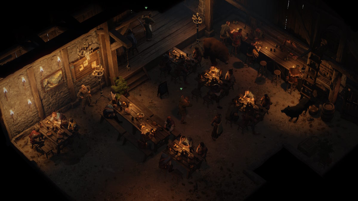 An upgraded tavern in Marheim in Wartales: The Tavern Opens