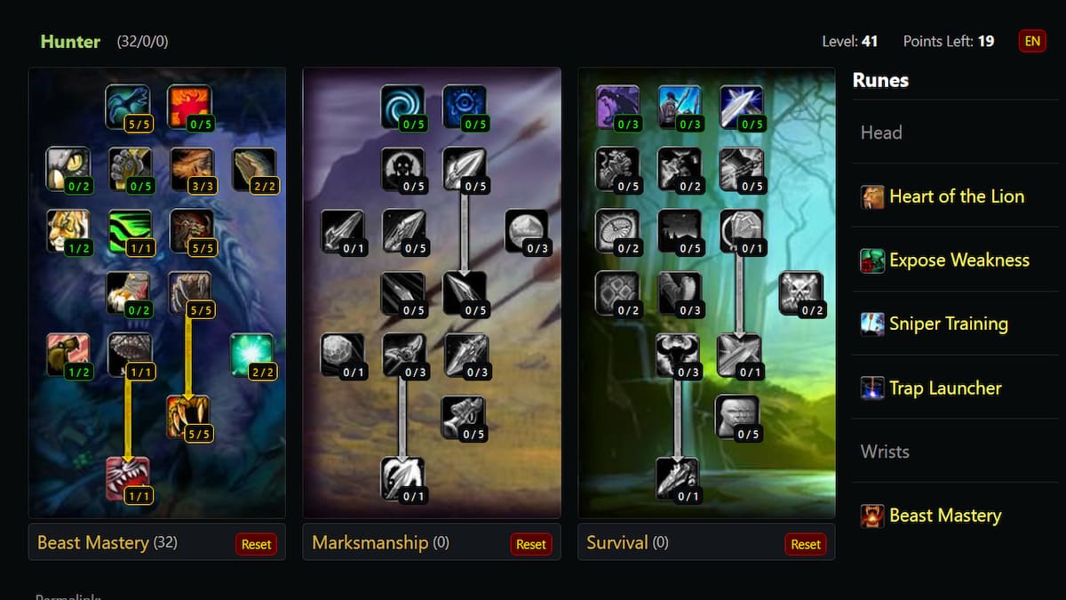 WoW SoD Hunter leveling guide Best runes, talents, and pets Pro Game