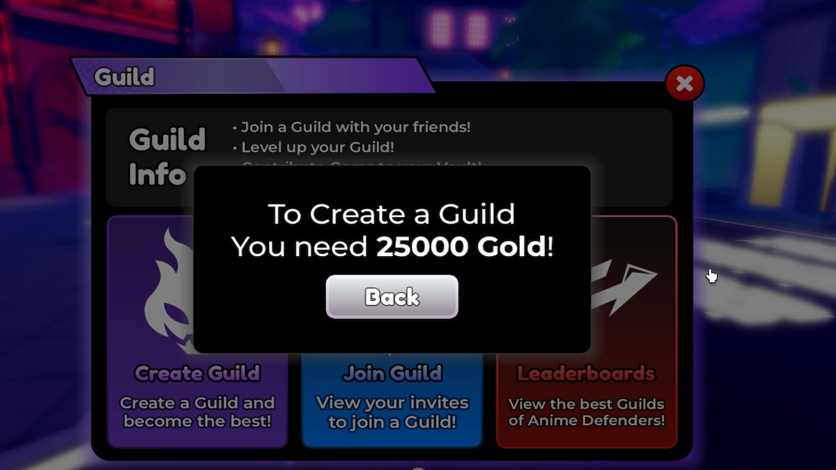 How to create and join guilds in Anime Defenders – Roblox