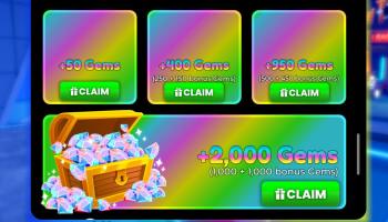 Anime Defenders free gems with claim button