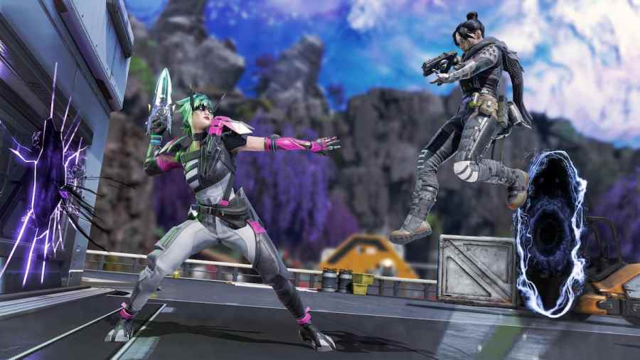 Alter fighting Wraith in Apex Legends Season 21