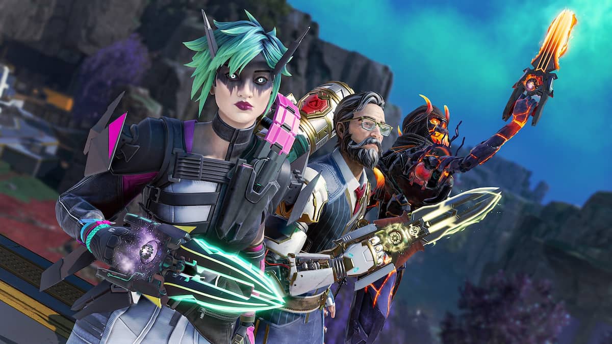 Apex Legends characters in Season 21 together.