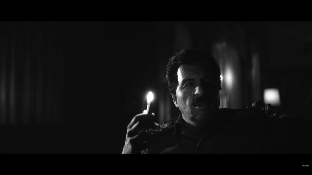Saddam Hussein in Black Ops 6 teaser trailer