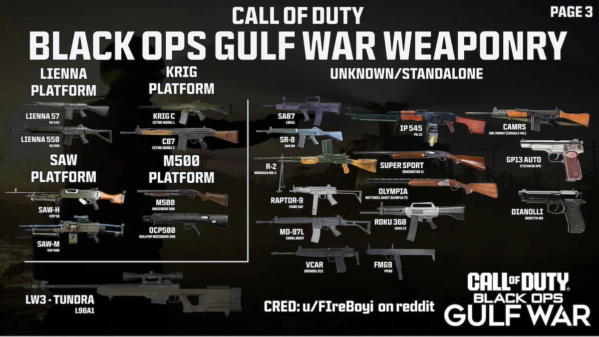 Black Ops 6 weapon leaks page 2