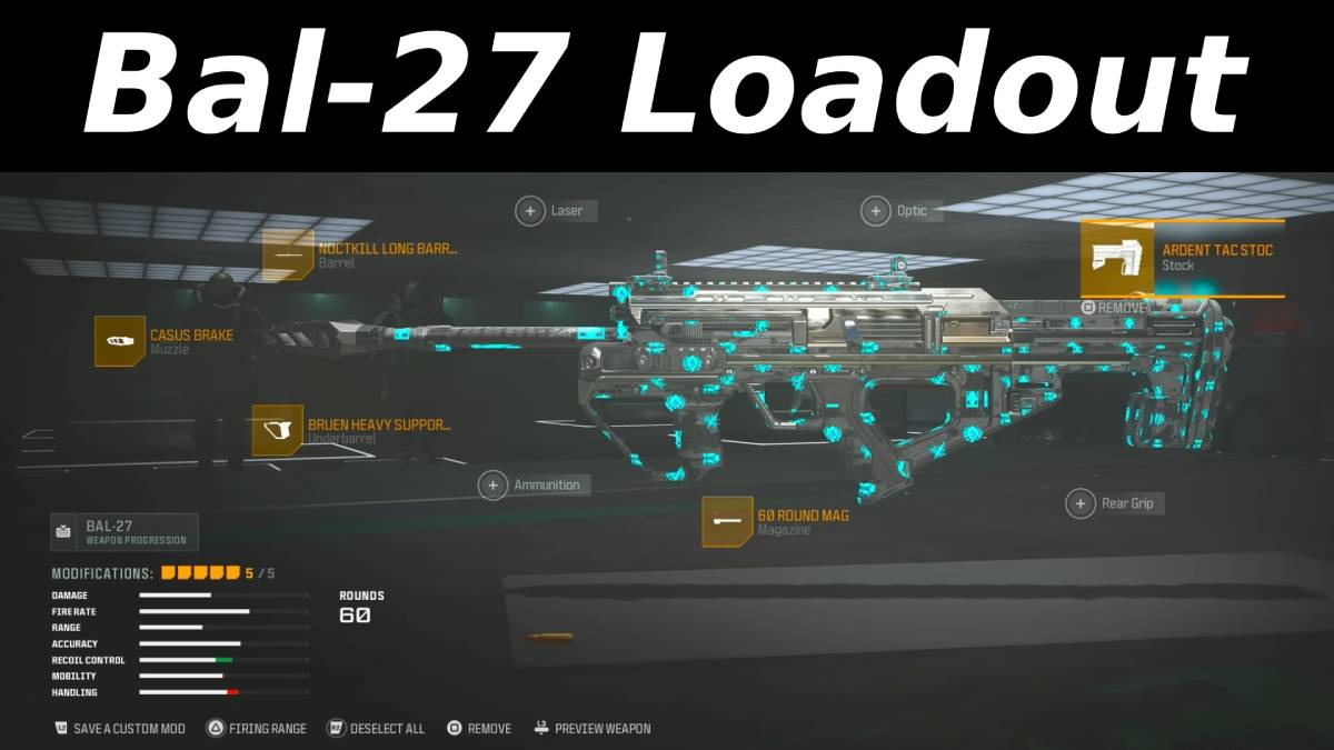 Building the metaload for Bal-27 in MW3