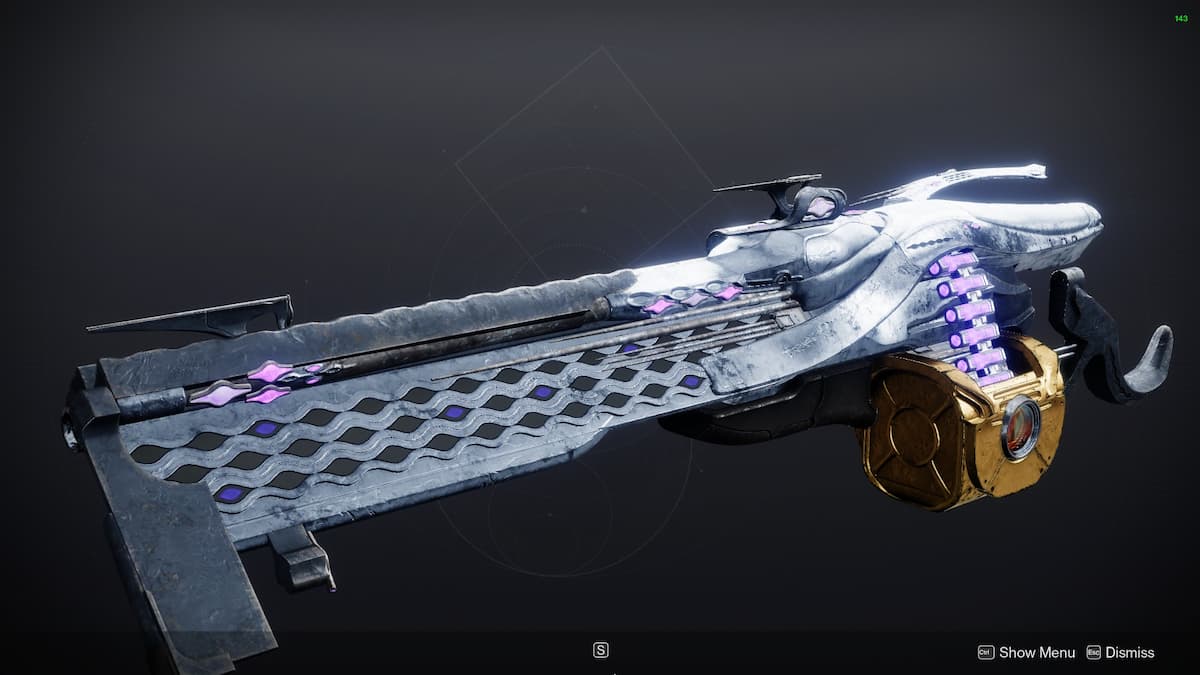 Preview of the Deterministic Chaos weapon in Destiny 2.