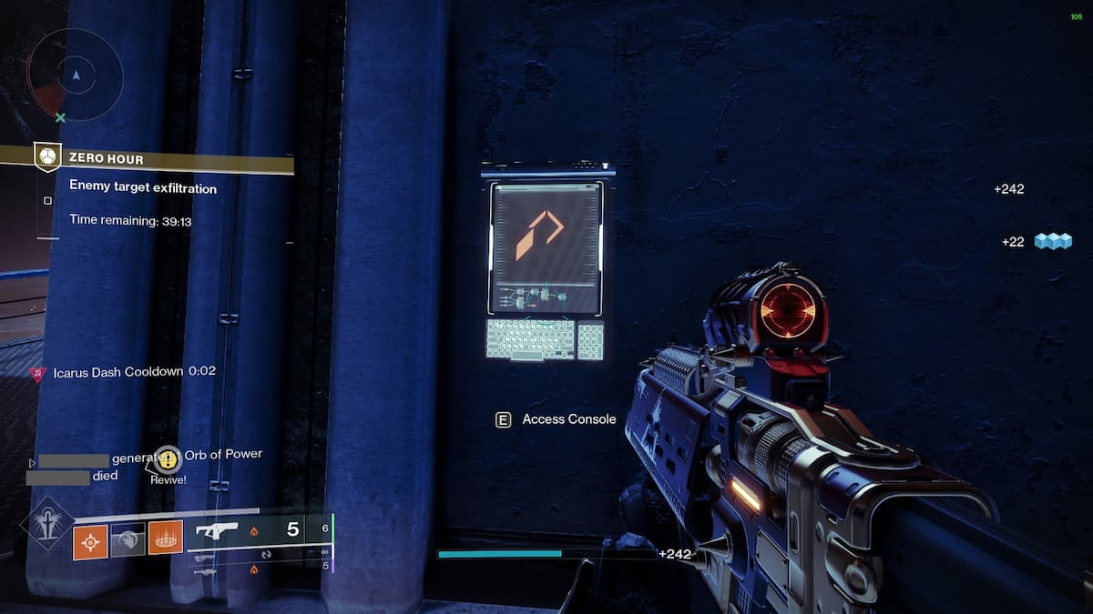 First interactable puzzle console for Zero Hour in Destiny 2