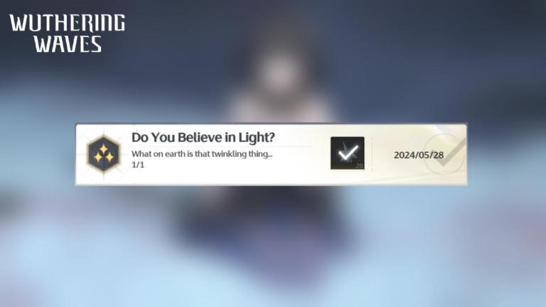 How to get 'Do You Believe in Light' achievement in Wuthering Waves ...