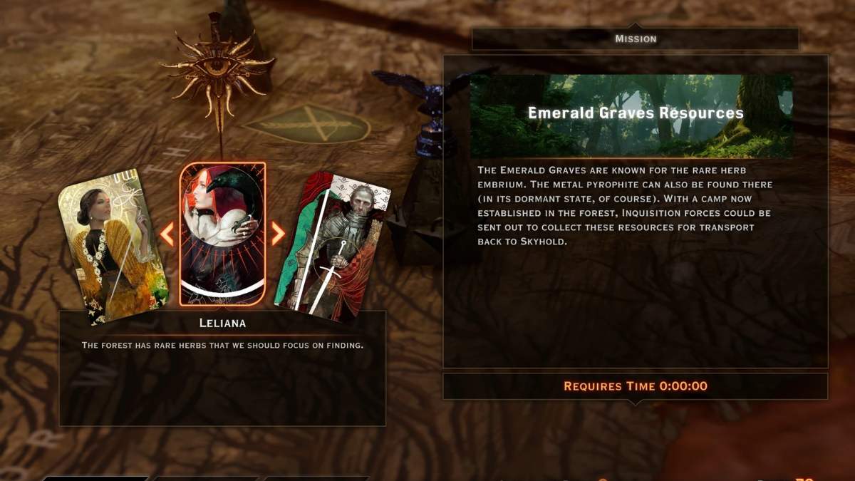 An image showing the War Table - No Waiting mod in Dragon Age Inquisition