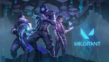 Three Valorant Agents standing next to each other