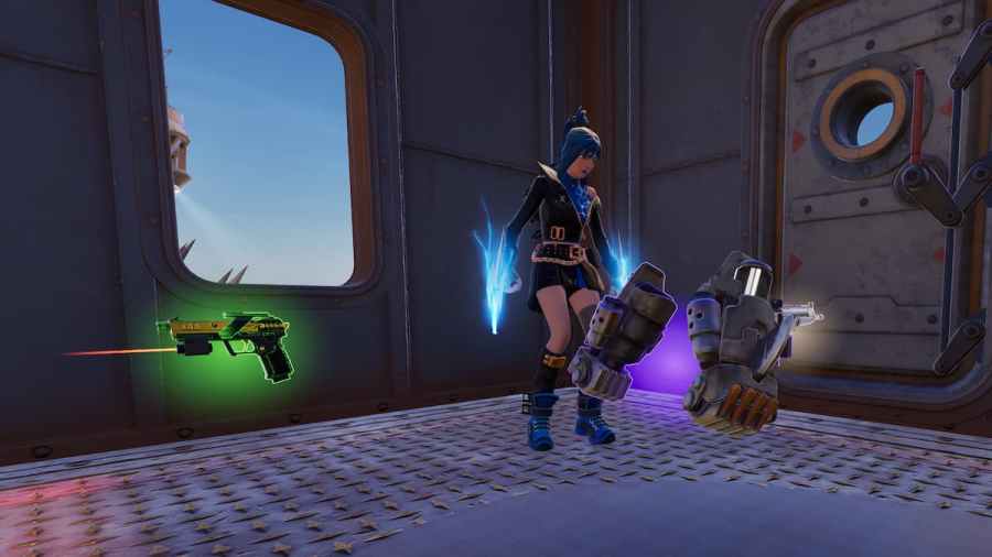 Nitro Fist melee weapon as chests loot in Fortnite