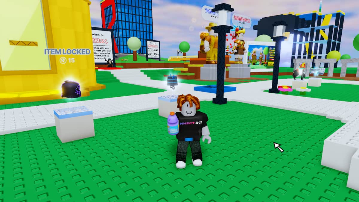 A player standing in Roblox The Classic
