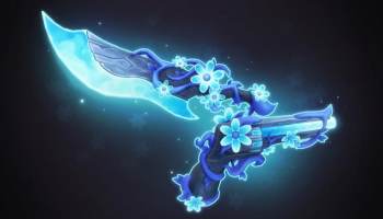 A Glacier Sword and Gun in Roblox MM5