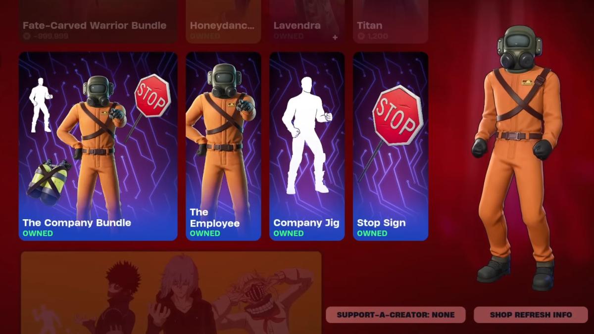 All Lethal Company cosmetics in Fortnite Pro Game Guides