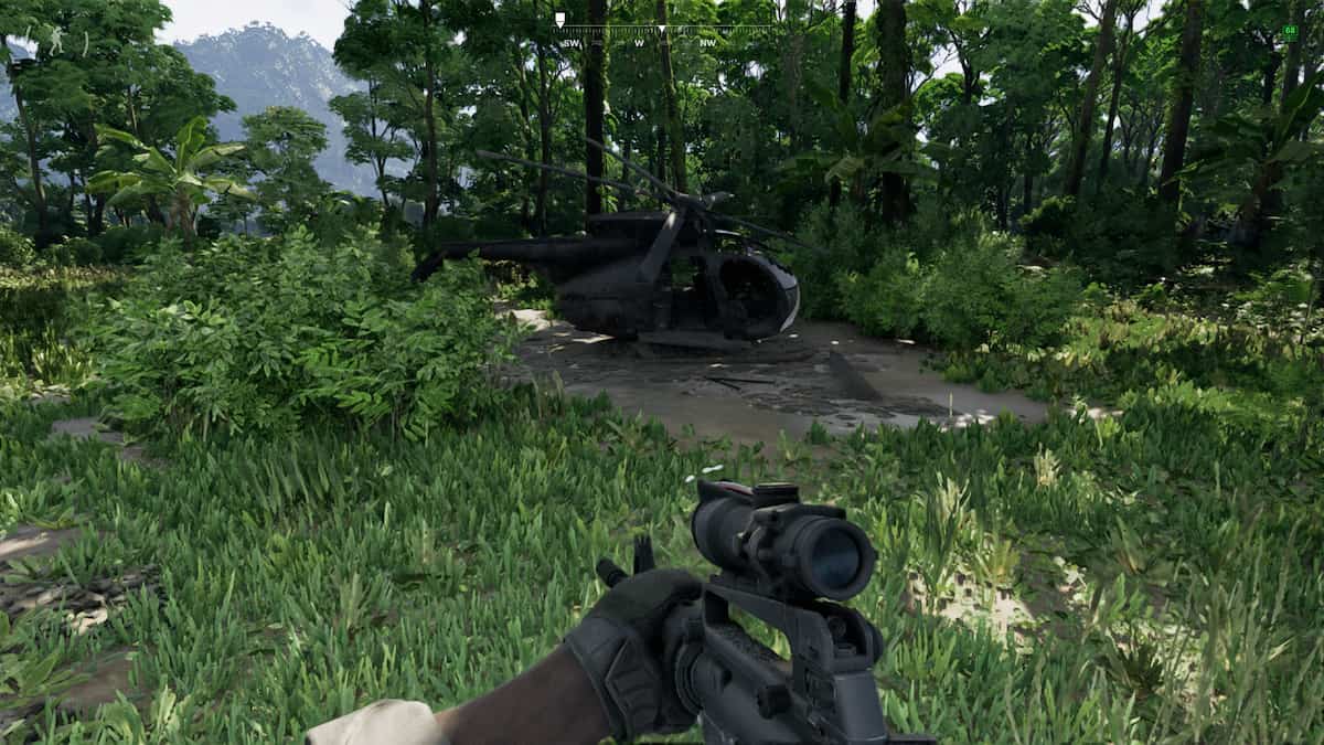Crashed helicopter site in Gray Zone Warfare