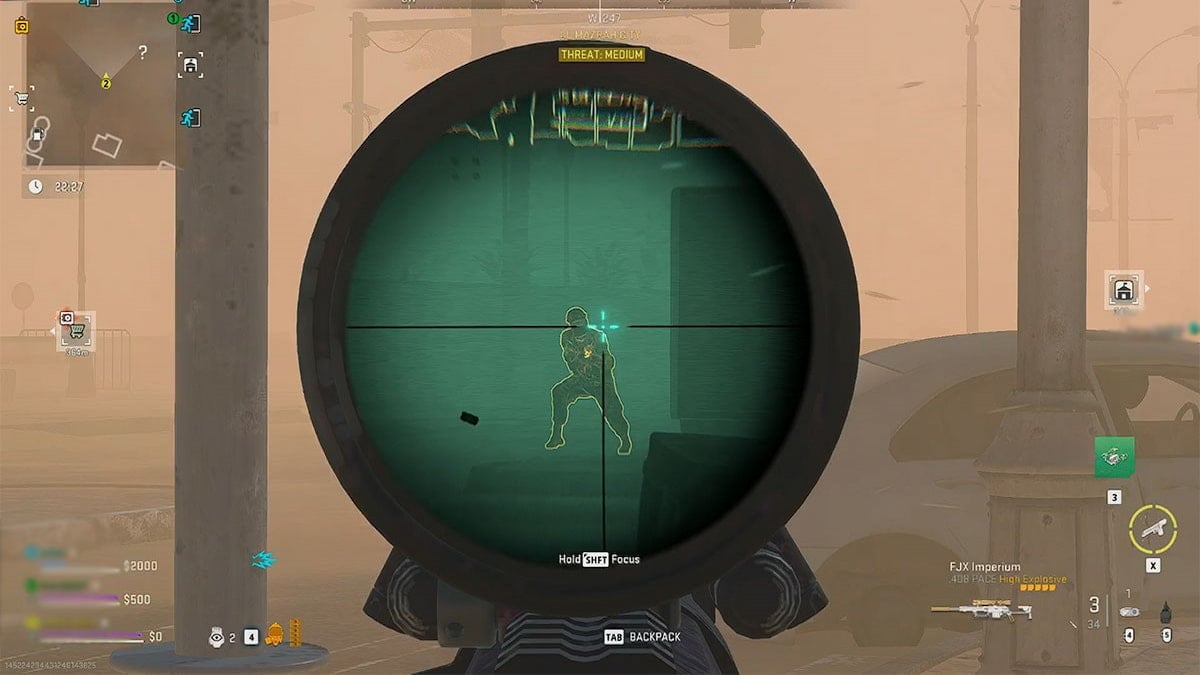 Sniper shootout in DMZ MW2