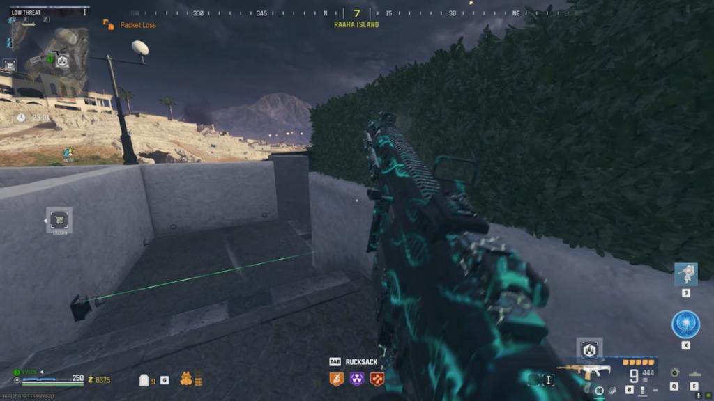 C4 Tripwire on Rainmaker Island in Modern Warfare Zombies