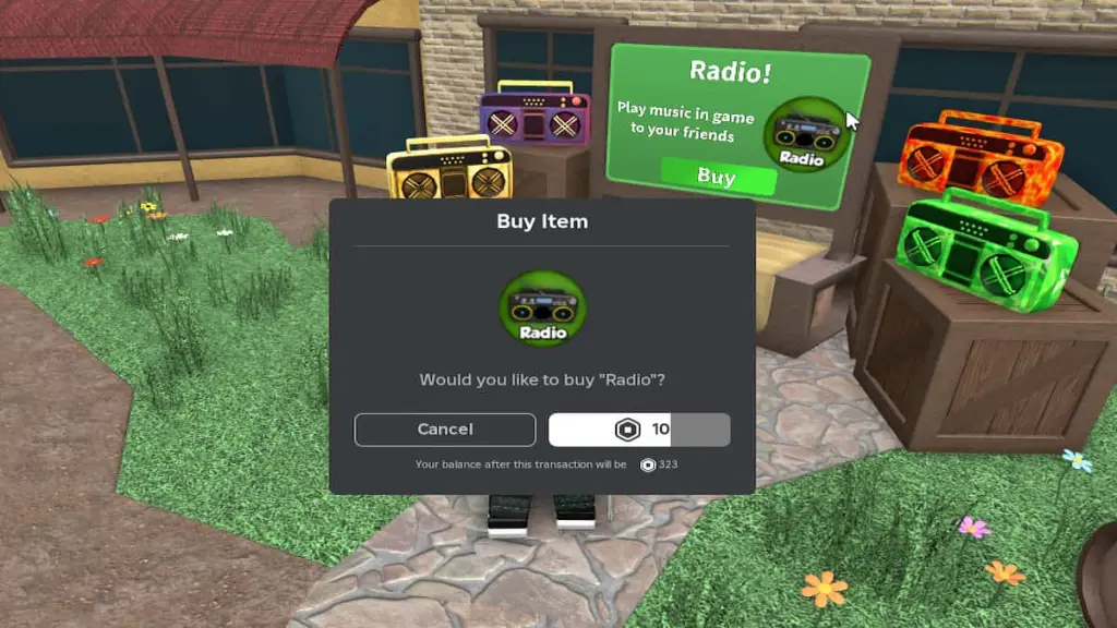 The Radio Pass purchase option in MM5
