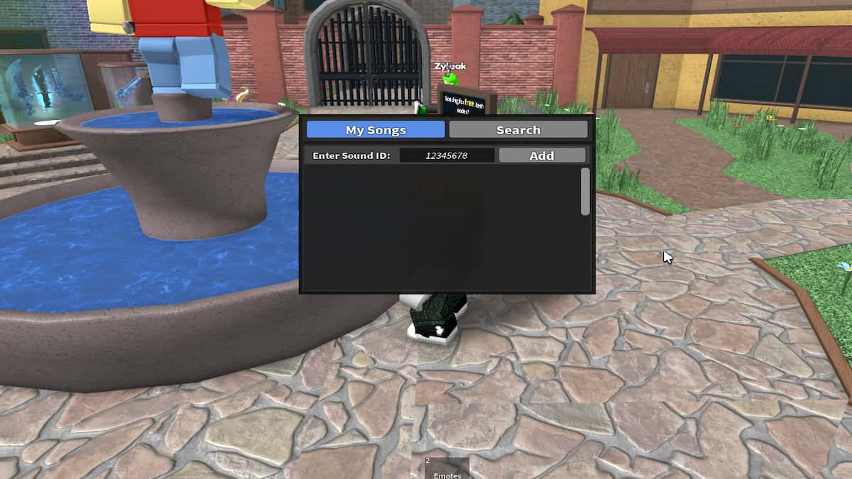 The Radio Pass Menu in Roblox MM5