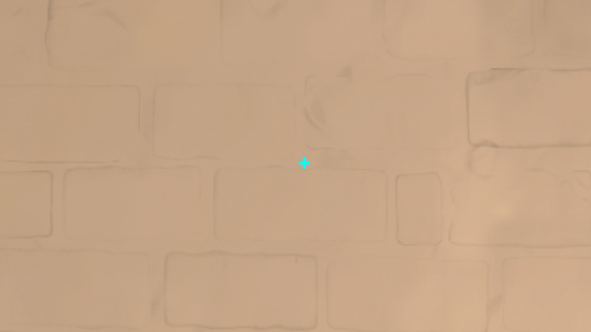 The cyan non recoil crosshair in Valorant