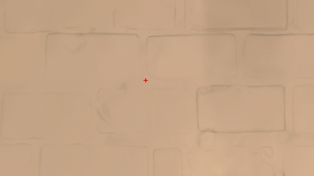 The red non recoil crosshair in Valorant