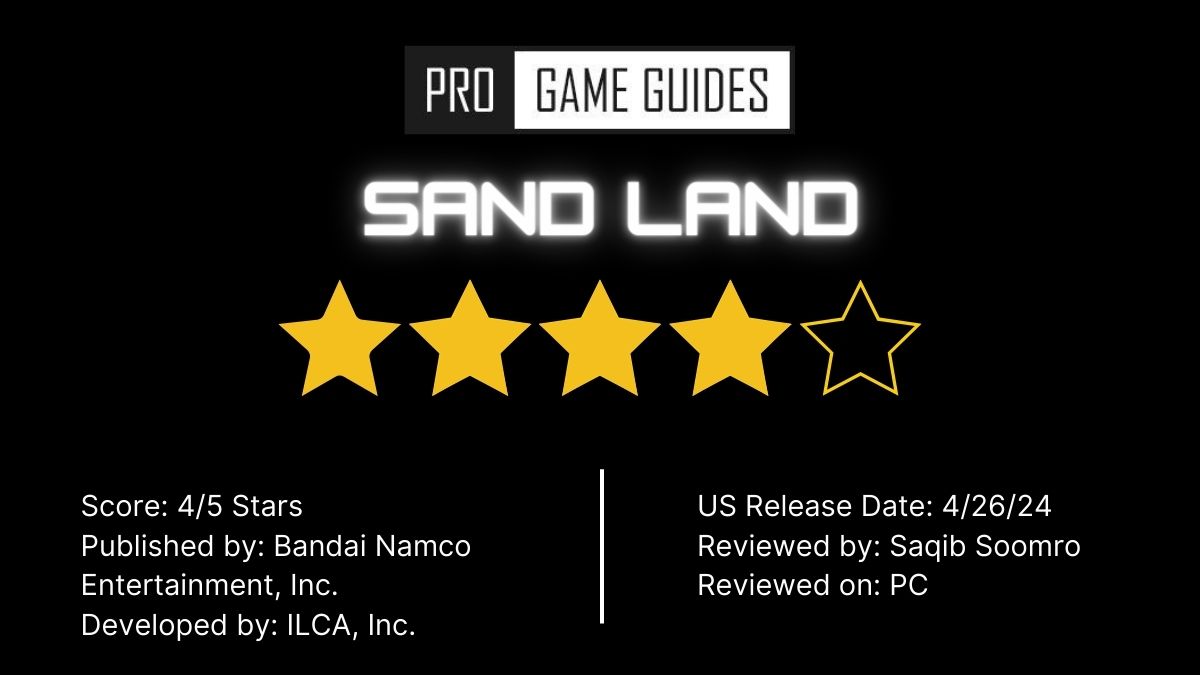 Обзор Sand Land: маяк света для аниме-игр