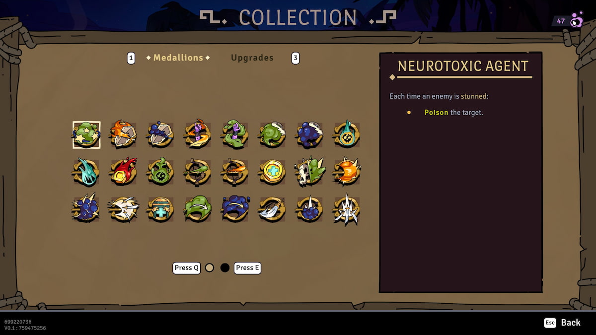 A complete Medallion collection in the Rogue Prince of Persia