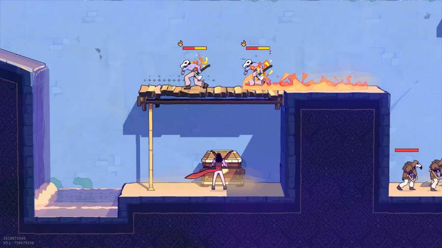 Using the Fire Medallion attribute in the Rogue Prince of Persia