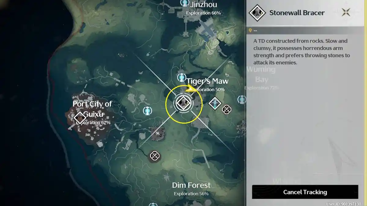 The Stonewall Bracer Location in Wuthering Waves