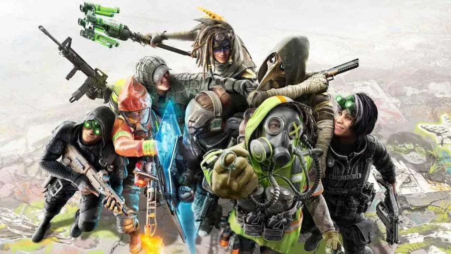 XDefiant characters on wallpaper screen.