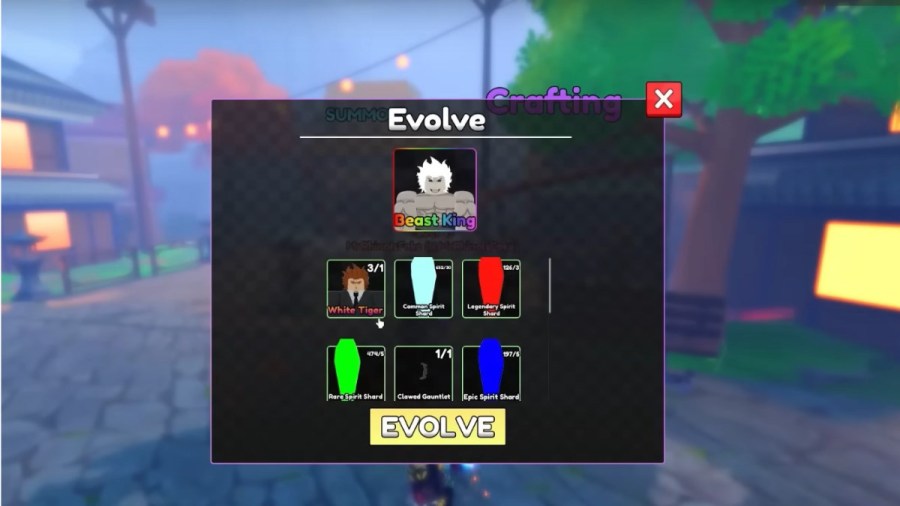 Beast Kin Tiger How to evolve White Tiger in Anime Last Stand - Beast King Evolution ...