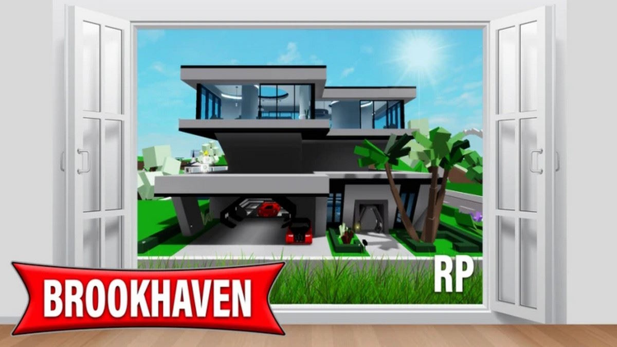 A detached home in Roblox Brookhaven RP