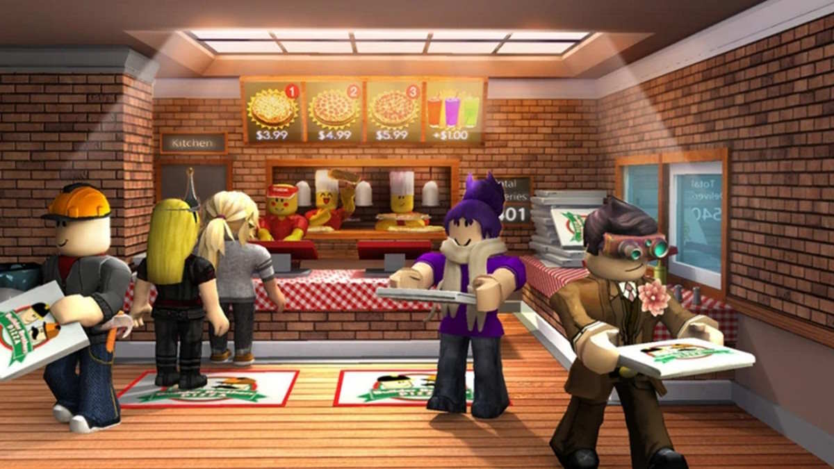 Working together in Roblox Work at a Pizza Place 