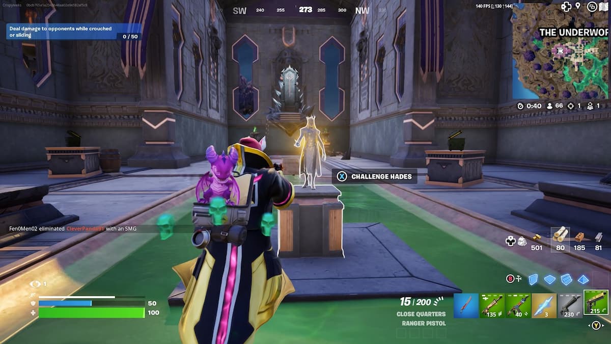 statue to challenge Hades and get the Aspect of Siphon in Fortnite