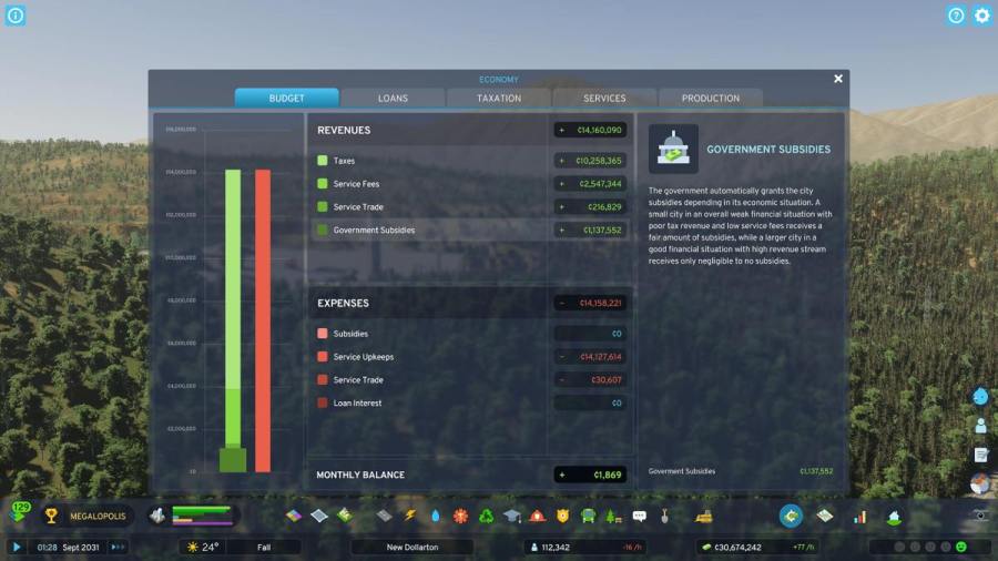 Cities Skylines 2 economy