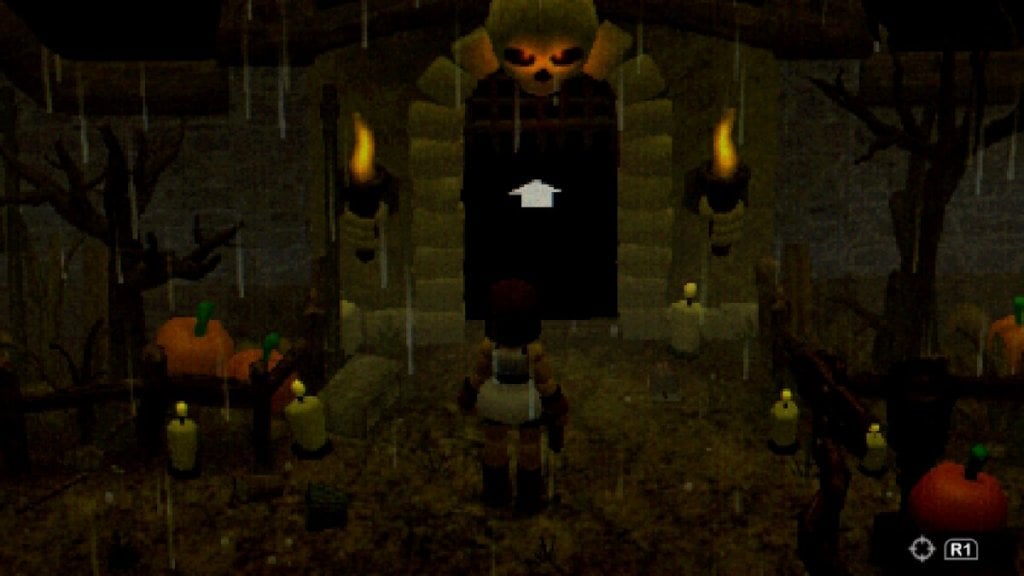 The entrance to the dungeon puzzle in Crow Country.