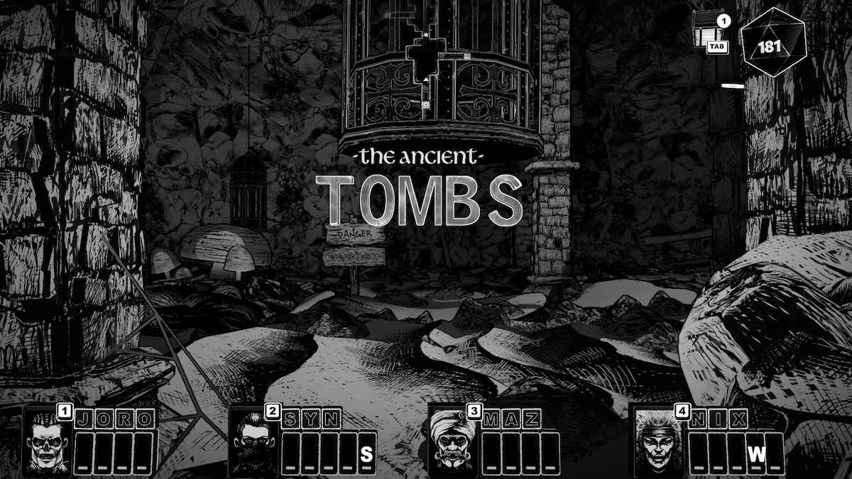 Entering the TOMBS in CRYPTMASTER.