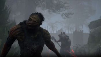 Dead by Daylight Hillbilly and Huntress on the same map
