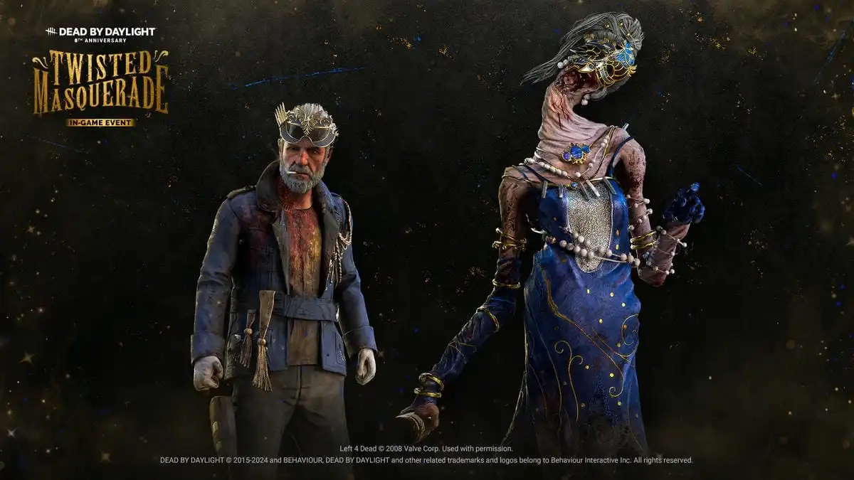 Dead By Daylight Twisted Masquerade Event outfits