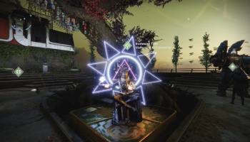 Emoting by the Ironwood Tree in the Tower in Destiny 2.