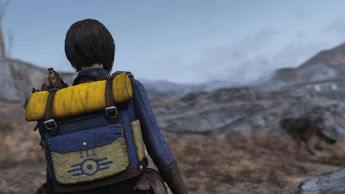 Lucy's backpack from the Fallout TV show as a Fallout 4 mod