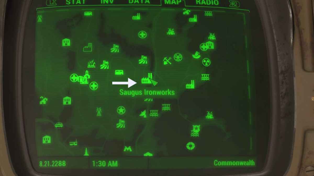 Enclave Hellfire Power Armor location in Fallout 4