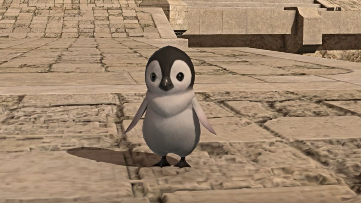 The Penguin Prince minion in FFXIV