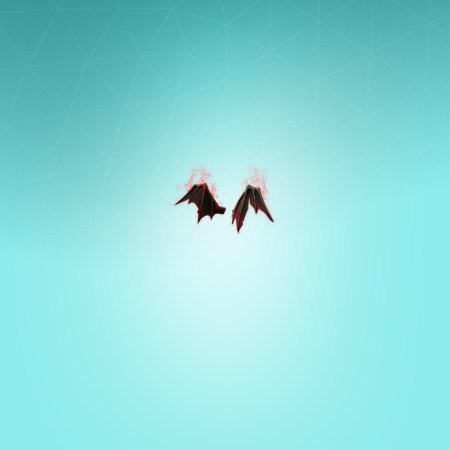 Billie Eilish's fire-bat wings Fortnite cosmetic