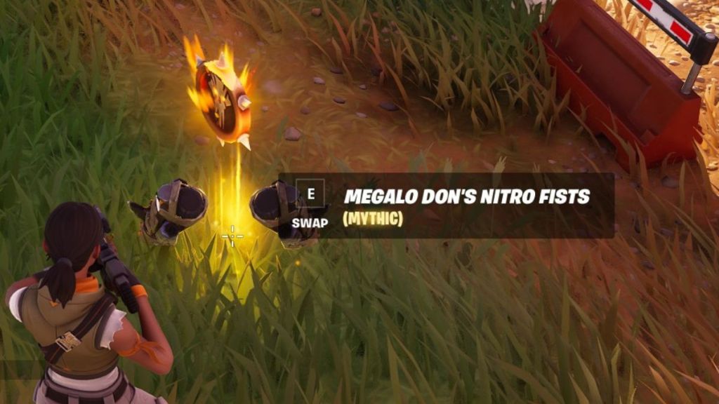 Megalo Don's mythic weapon reward after defeat in Fortnite Chapter 5 Season 3